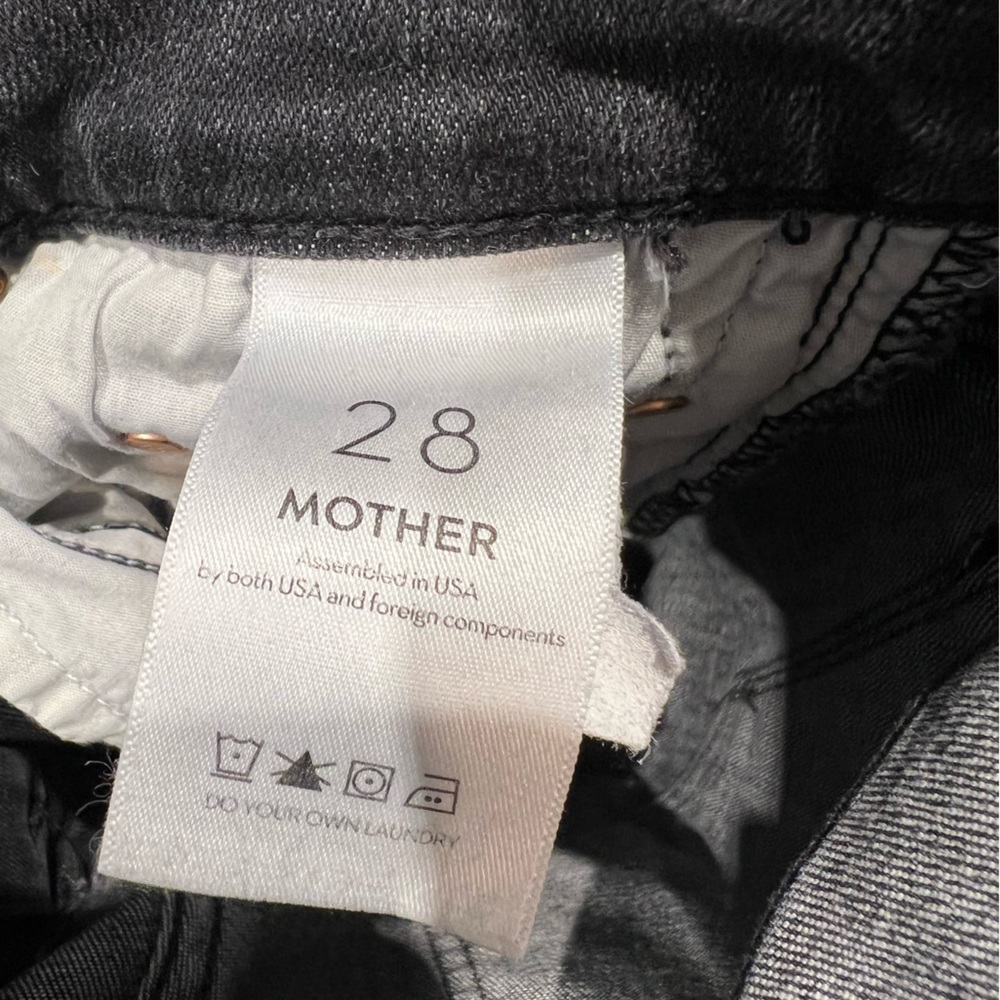 EUC Mother the Weekender Fray in Friday the 13th grey color - Picture 9 of 10